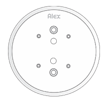 105 mm Ceiling Plate