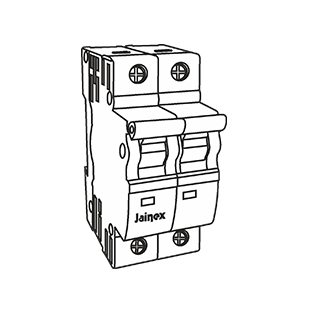 40/63/100A Double Pole Isolator